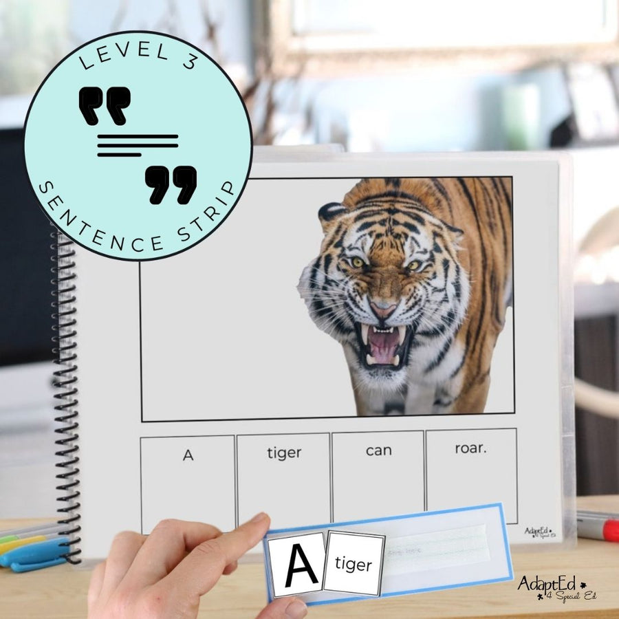 Animal Actions Adapted Book VERB BUNDLE (Printable PDF + Digital) Adapted Book - AdaptEd4SpecialEd