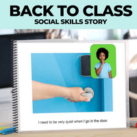 Thumbnail for Social Story: Joining My Class | Back to Class: Editable (Printable PDF) School - AdaptEd4SpecialEd