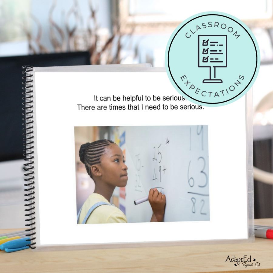 Social Skills Story: Silly vs Serious: Editable Uncategorized - AdaptEd4SpecialEd