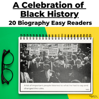 Thumbnail for A Celebration of Black History: 20 Biography Easy Readers - AdaptEd4SpecialEd