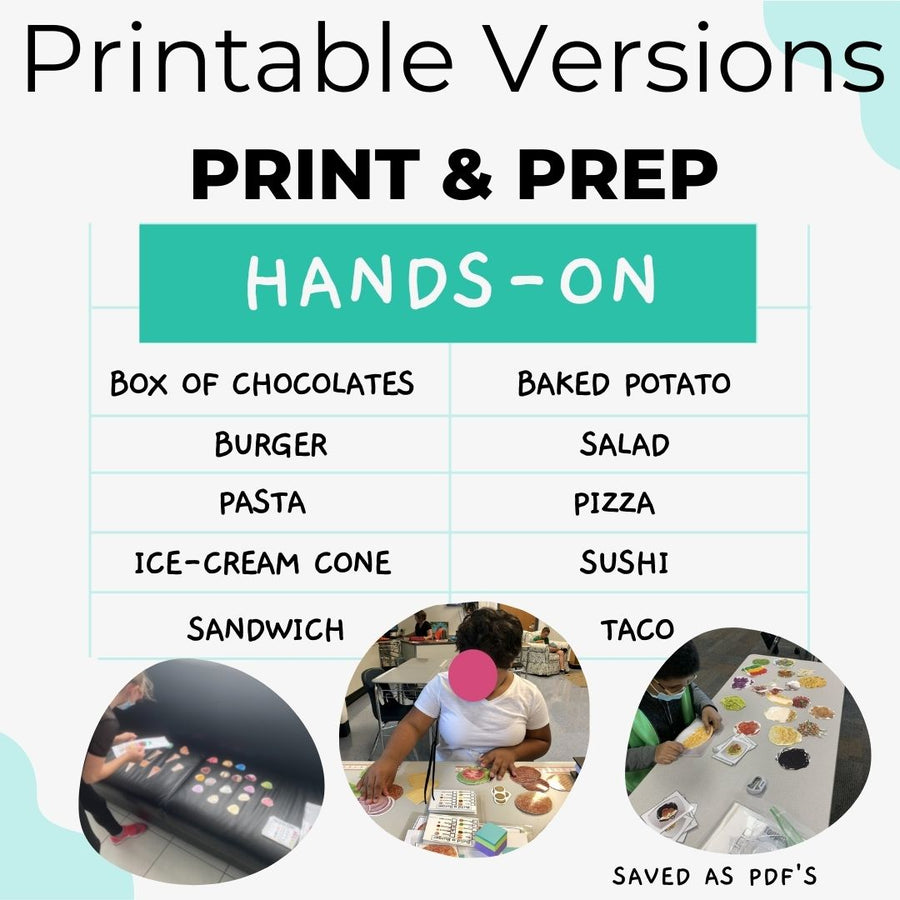 "Build a..." Task Bin BUNDLE (Printable PDF's + Interactive Digital Versions) Build a... - AdaptEd4SpecialEd