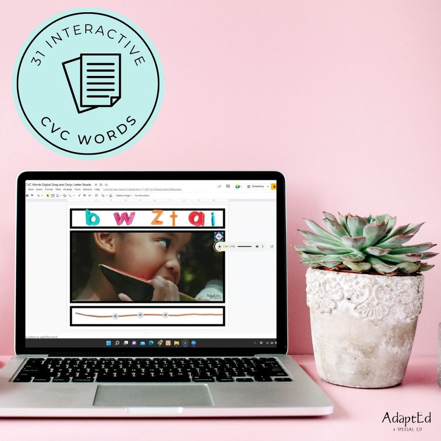 CVC Word Builders Interactive Short I - AdaptEd4SpecialEd