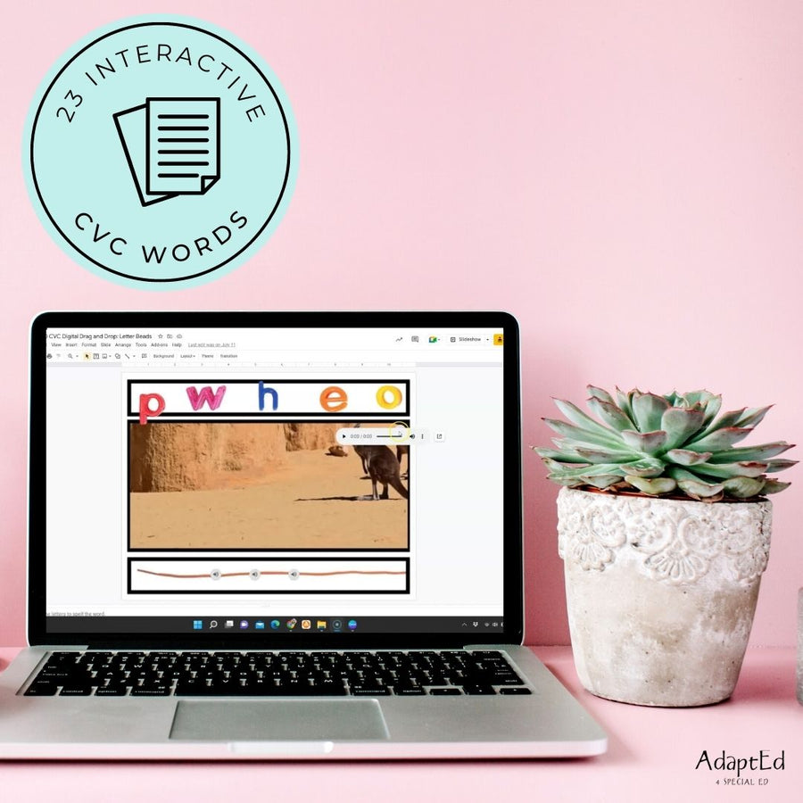 CVC Word Builders Interactive Short O - AdaptEd4SpecialEd