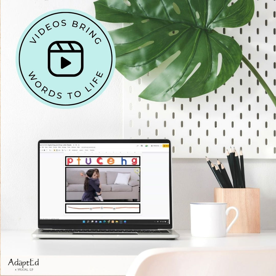 CVC Word Builders Interactive Short U - AdaptEd4SpecialEd