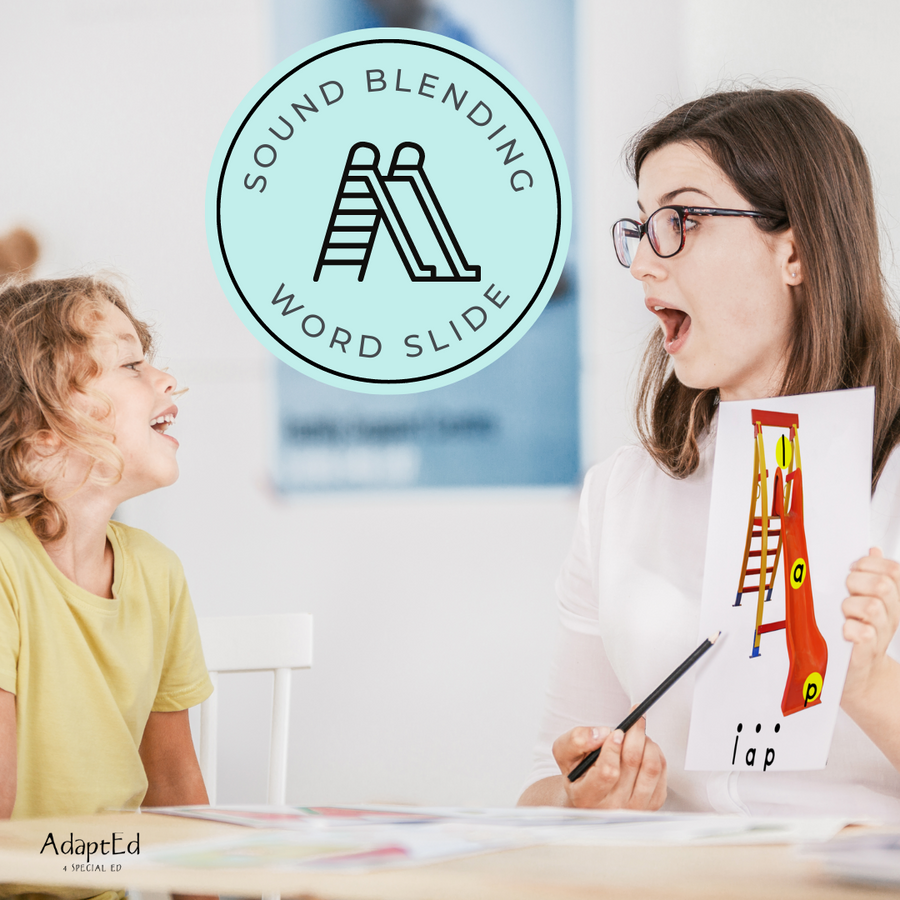 CVC Picture Puzzle Mats (-ap family words) Apple Themed - AdaptEd4SpecialEd