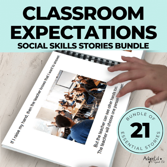 Social Narratives Forever GROWING Bundle (Printable PDF) Bundle - AdaptEd4SpecialEd