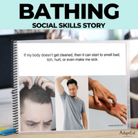 Thumbnail for Social Skills Story: Cleaning My Body: Editable (Printable PDF ) Hygiene - AdaptEd4SpecialEd