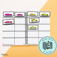 Thumbnail for Transportation Color Matching Activity: Parking Lot of Color (Printable PDF) - AdaptEd4SpecialEd