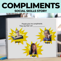 Thumbnail for Social Story: Giving Compliments (Printable PDF) Social Skills - AdaptEd4SpecialEd