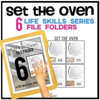 Thumbnail for Set the Oven File Folder Set (Printable PDF) File Folders - AdaptEd4SpecialEd