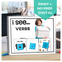 Thumbnail for Pronoun + VERBS Adapted Book 2 (Printable PDF + Interactive Digital) Verbs - AdaptEd4SpecialEd
