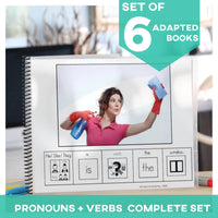 Thumbnail for VERBS Adapted Books BUNDLE (Printable PDF + Interactive Digital Versions) Verbs - AdaptEd4SpecialEd