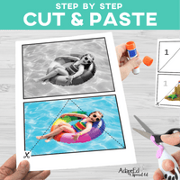Thumbnail for Cut and Paste: Fine Motor Skills Activities - Back to School Edition (Printable PDF) Cut and Paste - AdaptEd4SpecialEd