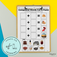 Thumbnail for Cut and Paste Blending Compound Words: Phonemic Awareness Activity