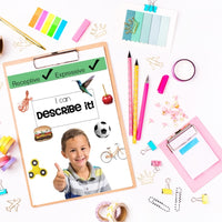 Thumbnail for Describe It: Adjectives Set (Printable PDF) Adapted Book - AdaptEd4SpecialEd