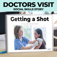 Thumbnail for Getting a Shot at the Doctors Office Social Skills Story: Editable (Printable PDF )