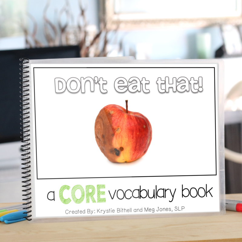 Don't Eat That! Core Vocabulary Reader (Printable PDF) - AdaptEd4SpecialEd