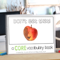 Thumbnail for Don't Eat That! Core Vocabulary Reader (Printable PDF) - AdaptEd4SpecialEd