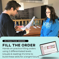 Thumbnail for Fill the Order: Donut Shop (Interactive Digital + Printable PDF) Fill the Order - AdaptEd4SpecialEd