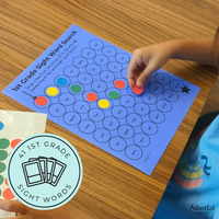 Thumbnail for 1st First Grade Sight Words Dot to Dot Stamp It Maze - AdaptEd4SpecialEd