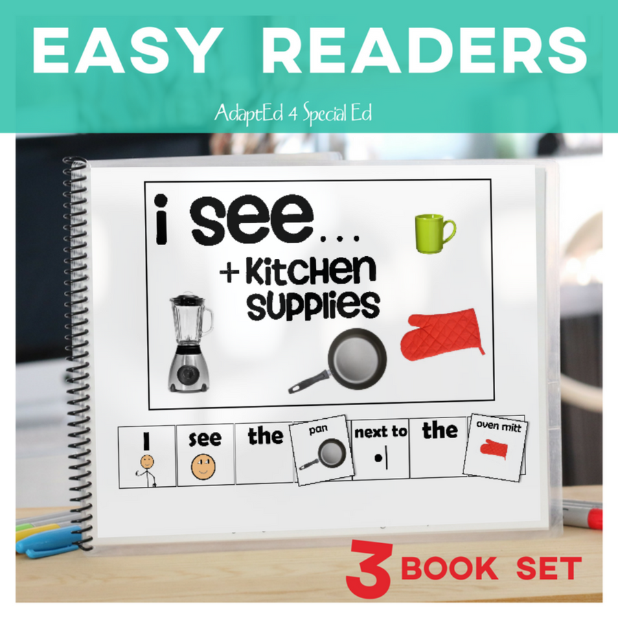 Emergent Reader: I see... Kitchen Supplies (Printable PDF)