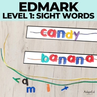 Thumbnail for Edmark Level 1 Sight Words Word Work Letter Beads