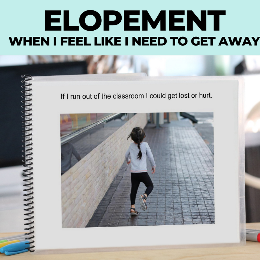 Social Skills Story: Elopement/ Running Away Editable (Printable PDF ) School - AdaptEd4SpecialEd