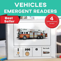 Thumbnail for Emergent Reader Transportation Vehicles (Printable PDF) - AdaptEd4SpecialEd