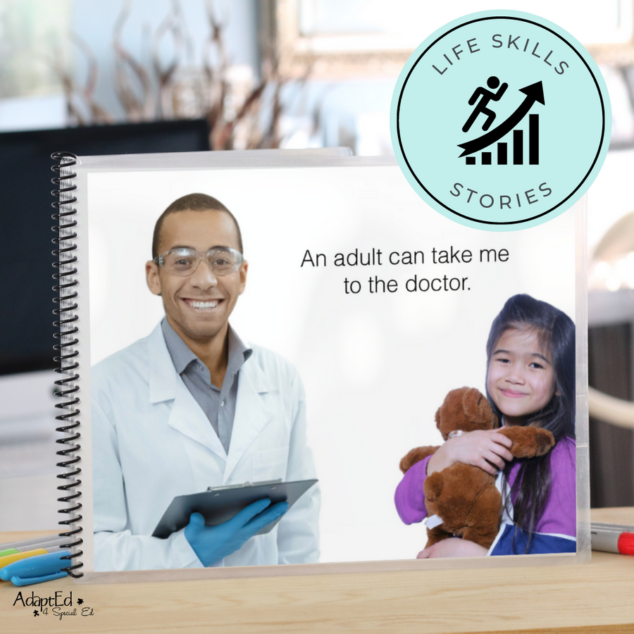 Social Skills Story: When I Feel Sick (Printable PDF) Social Skills - AdaptEd4SpecialEd