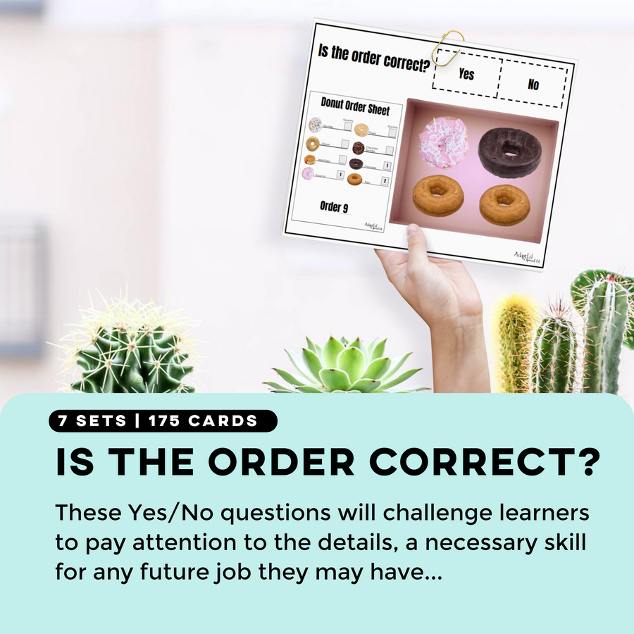 Fill the Order: complete BUNDLE (Interactive Digital + Printable PDF) Fill the Order - AdaptEd4SpecialEd