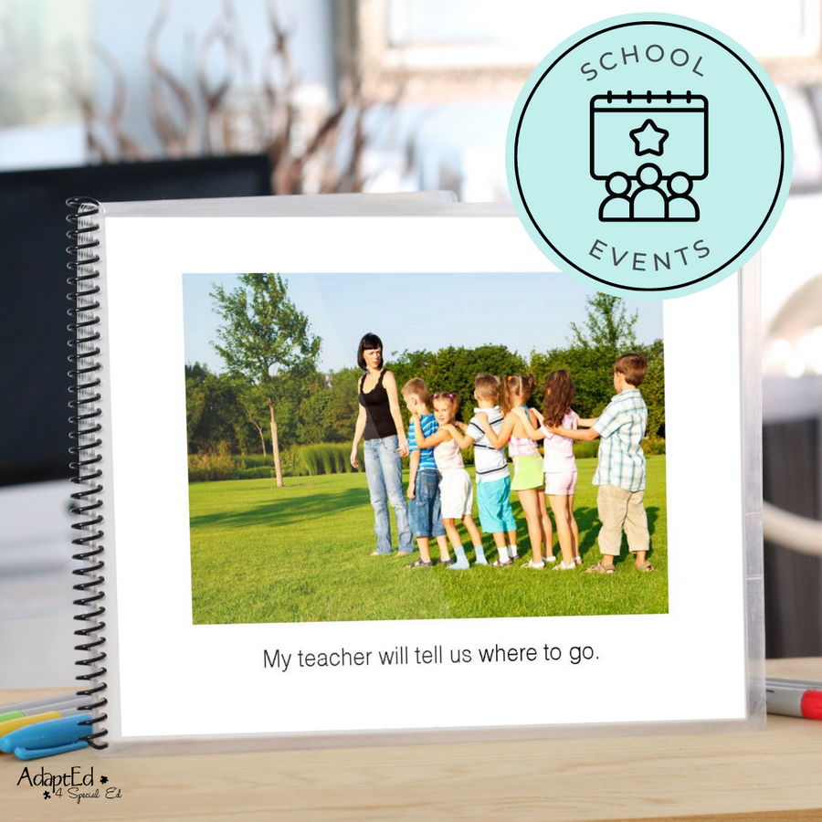 Social Story: Fire Alarm/ Fire Drill (Printable PDF) School - AdaptEd4SpecialEd