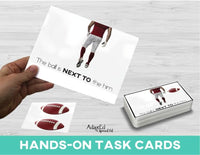 Thumbnail for Football Prepositions Adapted Book + Task Cards (Printable PDF + Interactive Digital) Prepositions - AdaptEd4SpecialEd