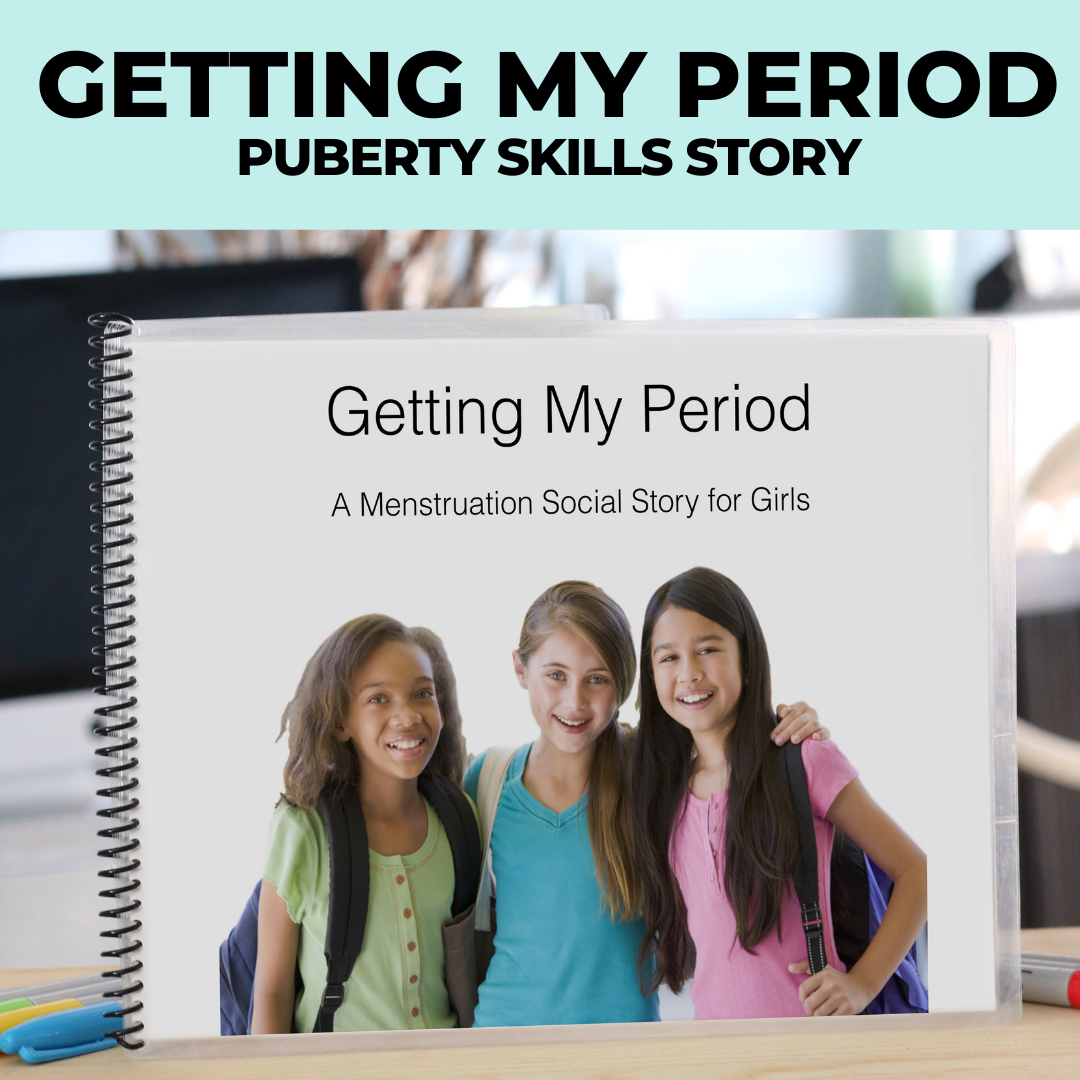 Social Narrative: Getting My Period: Editable (Printable PDF ) Puberty - AdaptEd4SpecialEd