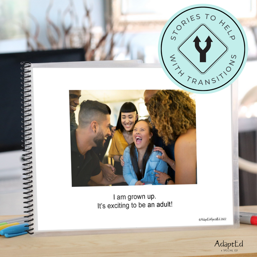 Social Skills Story: I'm Ready for Adult Transition (Printable PDF) School - AdaptEd4SpecialEd