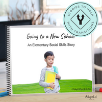 Thumbnail for Social Skills Story: Going to a New Elementary School (Printable PDF) School - AdaptEd4SpecialEd