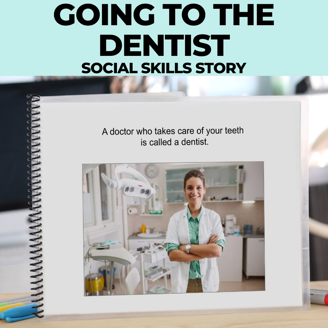 Social Narrative: Dentist: Editable (Printable PDF ) Life Skills - AdaptEd4SpecialEd