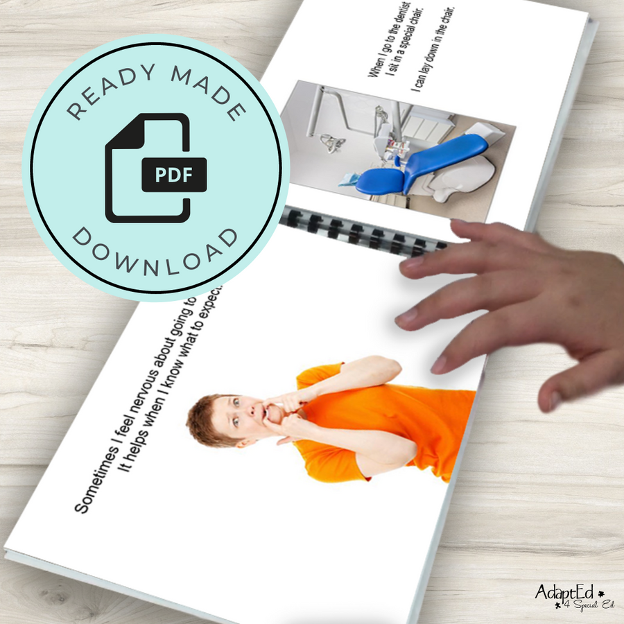 Social Narrative: Dentist: Editable (Printable PDF ) Life Skills - AdaptEd4SpecialEd