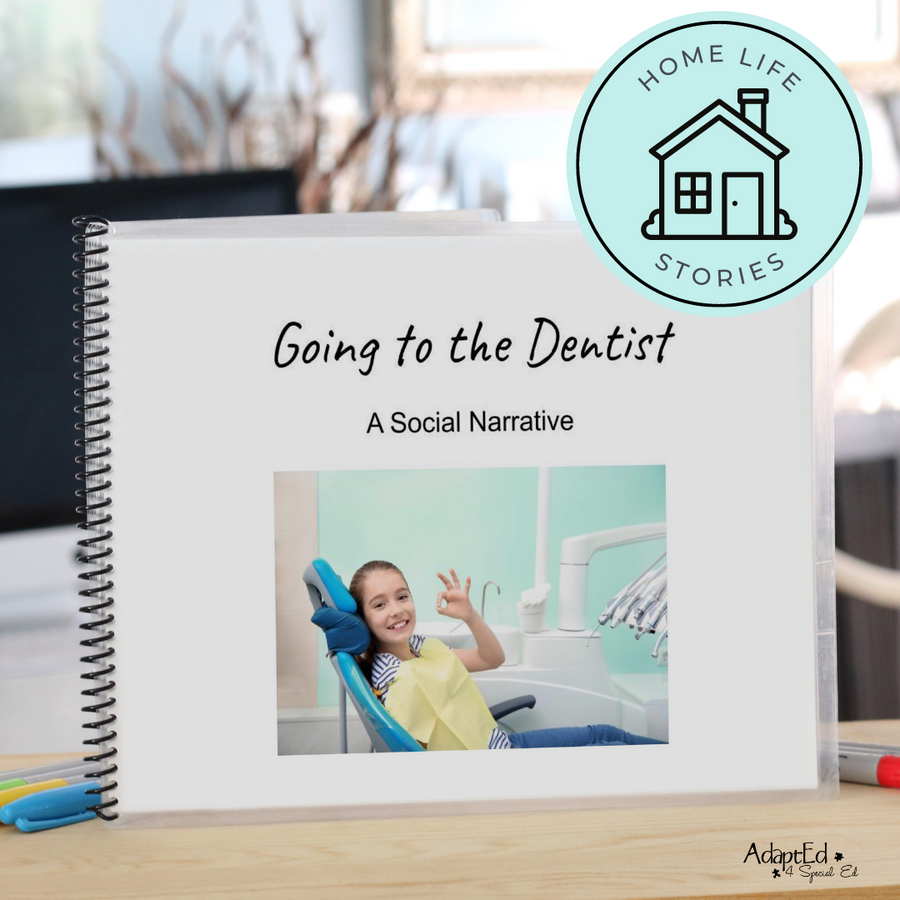 Social Narrative: Dentist: Editable (Printable PDF ) Life Skills - AdaptEd4SpecialEd