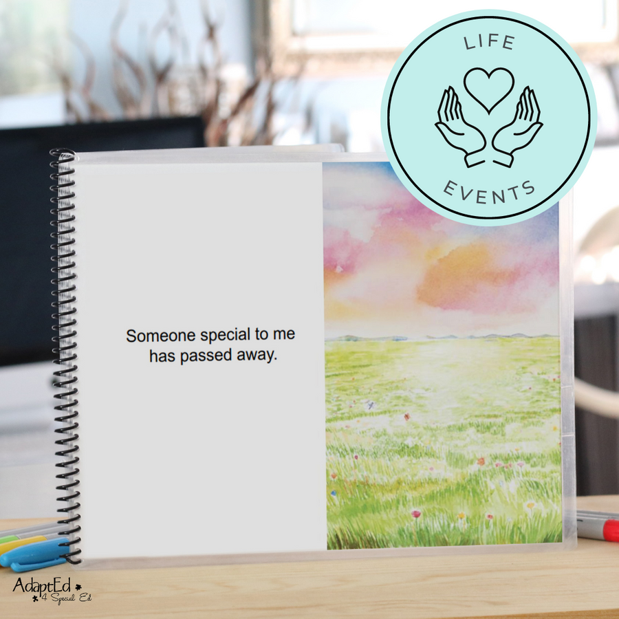 Social Skills Story: Grieving the Loss of a Loved One | Death | Grief: Editable (Printable PDF ) Social Skills - AdaptEd4SpecialEd