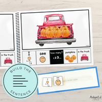 Thumbnail for Halloween Counting Pumpkins Adapted Book (Printable PDF + Interactive Digital) Wh Questions - AdaptEd4SpecialEd