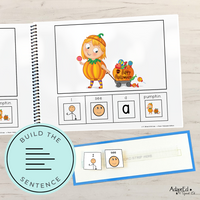 Thumbnail for Halloween Easy Reader Adapted Book (Printable PDF) Wh Questions - AdaptEd4SpecialEd