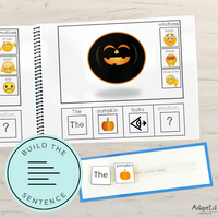 Thumbnail for Halloween Emotions Adapted Book (Printable PDF) Wh Questions - AdaptEd4SpecialEd