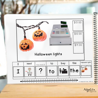 Thumbnail for Halloween Next Dollar Up Adapted Book (Printable PDF) - AdaptEd4SpecialEd