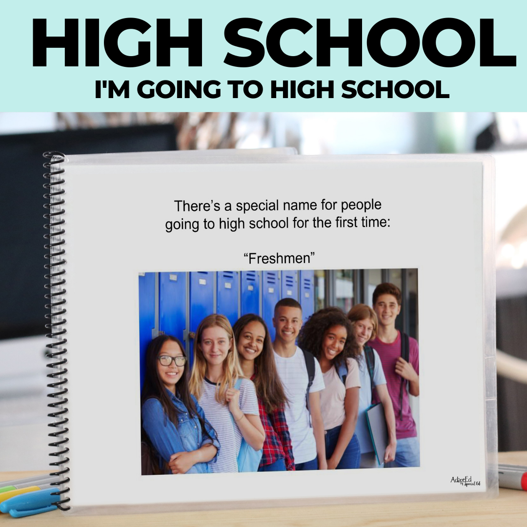 Social Skills Story: Going to High School (Printable PDF) School - AdaptEd4SpecialEd