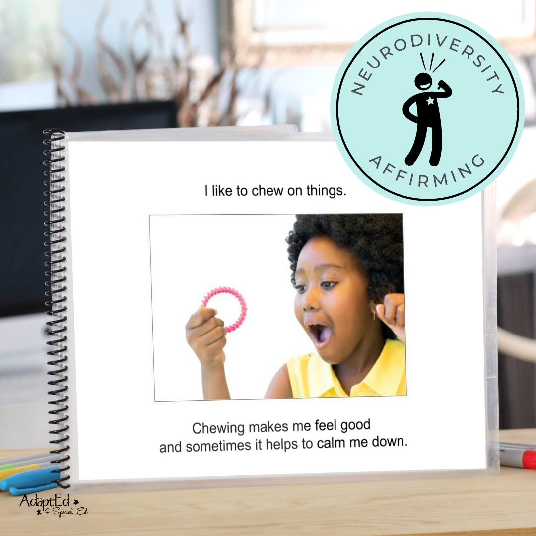 Social Skills Story: I Like to Chew: Editable (Printable PDF) – AdaptEd 4 Special Ed, Inc. social-skills-story-i-like-to-chew-editable-printable-pdf-adapted-4-special-ed-inc