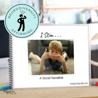 Thumbnail for Social Narrative: I Stim & Stimming Feels Good: Editable (Printable PDF ) Neurodivergent Affirming - AdaptEd4SpecialEd