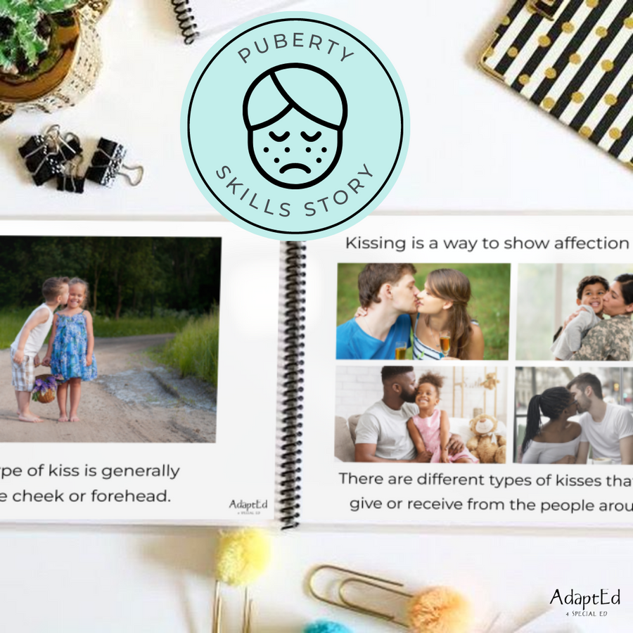 Kinds of Kisses Social Skills Story: Editable (Printable PDF )