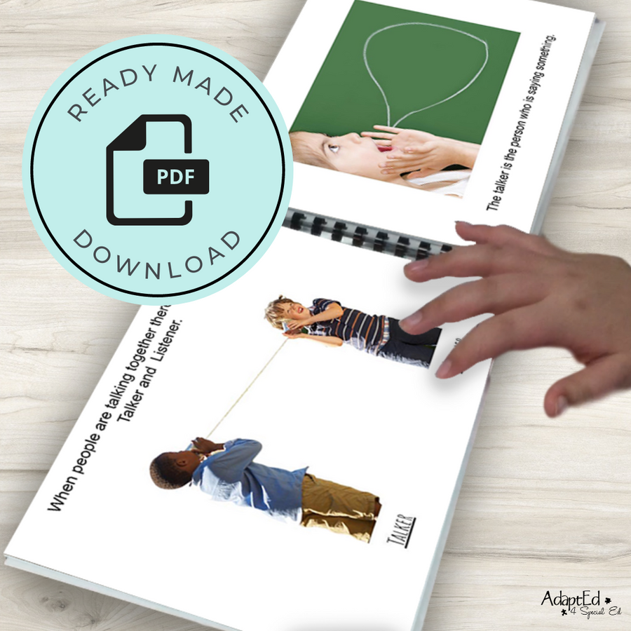 Social Skills Story: Good Listener | Listening (Printable PDF) Social Skills - AdaptEd4SpecialEd