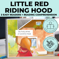 Thumbnail for Little Red Riding Hood Emergent Reader + Reading Comprehension (Printable PDF) - AdaptEd4SpecialEd