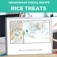 Thumbnail for Visual Recipe: Microwave Marshmallow Rice Treats (Printable PDF) - AdaptEd4SpecialEd